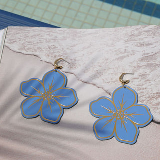 Blue Lapis Lilo - Nickel & Suede