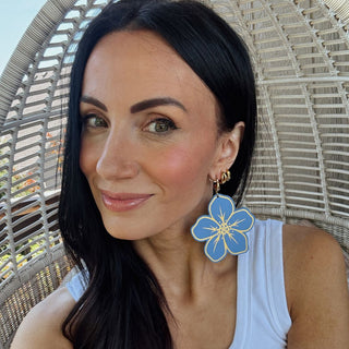 Blue Lapis Lilo - Nickel & Suede