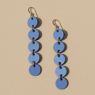 Blue Lapis Sylvie - Nickel & Suede