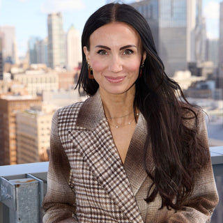 Brown Avery - Nickel & Suede