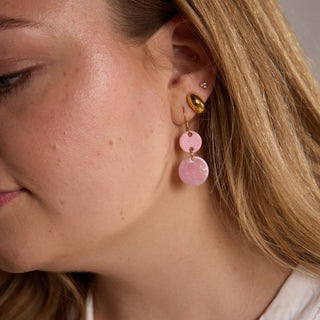 Bubblegum Junie - Nickel & Suede