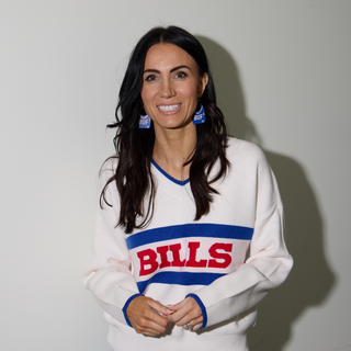 Buffalo Football Jersey Earrings