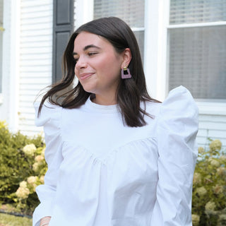 Burgundy Pinstripe Avery - Nickel & Suede