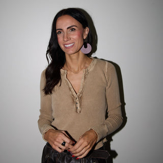 Burgundy Pinstripe Leos - Nickel & Suede