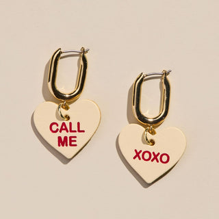 Buttercup Conversation Heart Quinn - Nickel & Suede