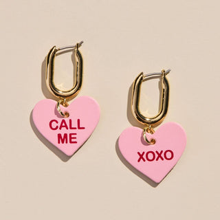 Cameo Conversation Heart Quinn - Nickel & Suede