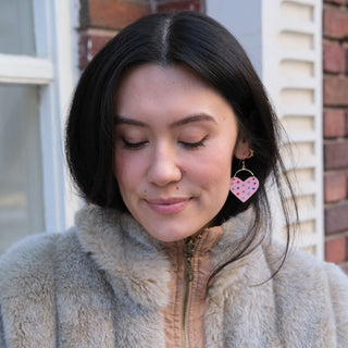 Cameo Jeweled Harlow - Nickel & Suede