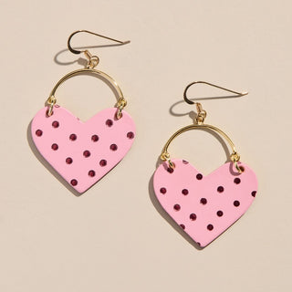 Cameo Polka Dot Lover - Nickel & Suede
