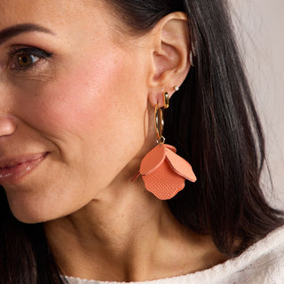 Cantaloupe Margot - Nickel & Suede