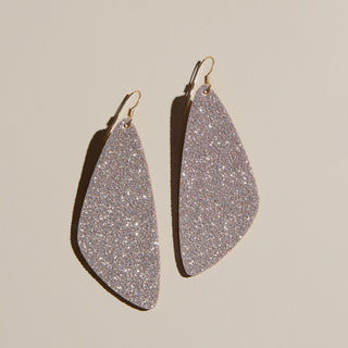 Champagne Sparkle Evie - Nickel & Suede