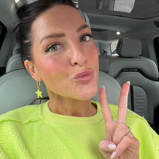 Chartreuse Tate - Nickel & Suede