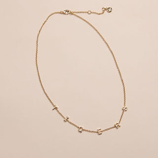 Clemson University "TIGERS" Initial Necklace - Nickel & Suede