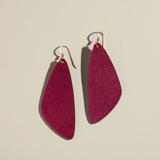 Cranberry Evie - Nickel & Suede