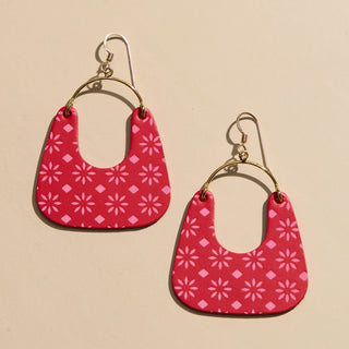 Crimson Sedona Noras - Nickel & Suede