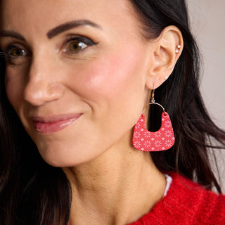 Crimson Sedona Noras - Nickel & Suede