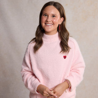 Crimson Shimmer Kate - Nickel & Suede