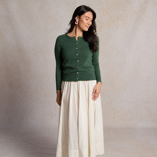 Crimson Shimmer Luxe Avery - Nickel & Suede