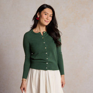 Crimson Shimmer Luxe Avery - Nickel & Suede