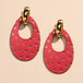 Crimson Shimmer Polka Dot