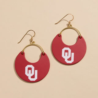 Crimson University of Oklahoma Nina - Nickel & Suede