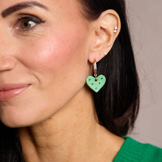 Emerald Sparkle Jeweled Quinn - Nickel & Suede