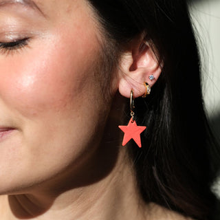 Flame Tate - Nickel & Suede