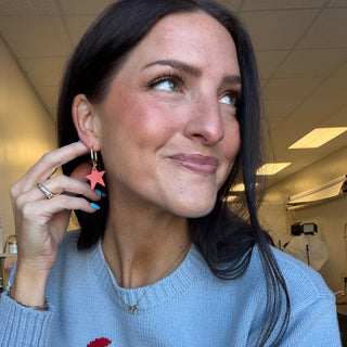 Flame Tate - Nickel & Suede