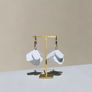 Fresh White Margot - Nickel & Suede