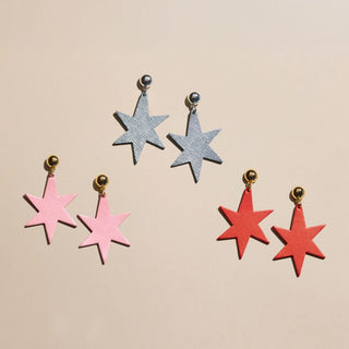 Ginger Red Astrid - Nickel & Suede