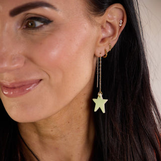 Glow in the Dark Delta - Nickel & Suede