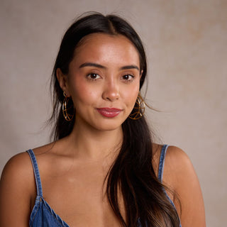 Gold Basketball Hoops - Nickel & Suede