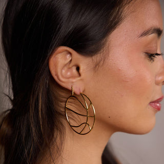 Gold Basketball Hoops - Nickel & Suede