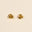 Gold Mini Knot Stud Earrings