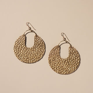 Gold Quartz Leo - Nickel & Suede