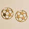Gold Soccer Hoops