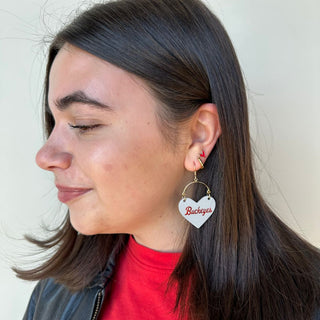 Gray Ohio State University Buckeyes Lover - Nickel & Suede