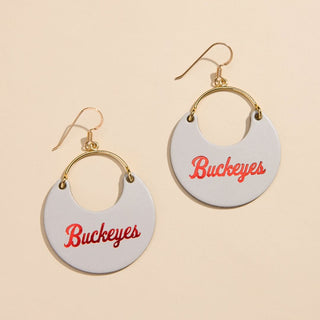 Gray Ohio State University Buckeyes Nina - Nickel & Suede