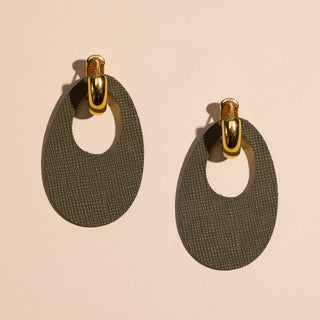 Green Fatigue Olivia - Nickel & Suede