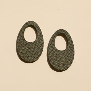 Green Fatigue Olivia Extra Leather Pair - Nickel & Suede