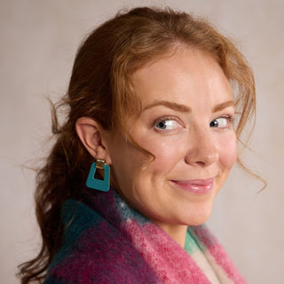 Harbor Teal Avery - Nickel & Suede