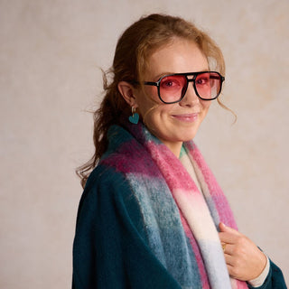 Harbor Teal Quinn - Nickel & Suede