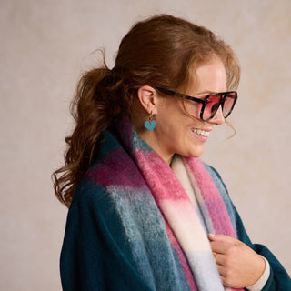 Harbor Teal Quinn - Nickel & Suede