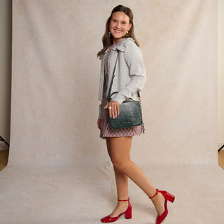 Holiday Confetti Sylvie - Nickel & Suede