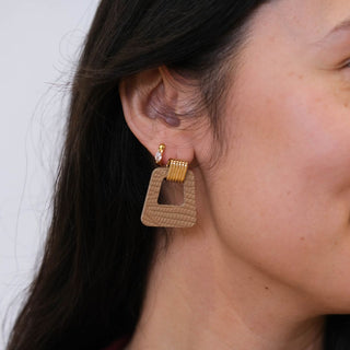 Iced Latte Avery - Nickel & Suede