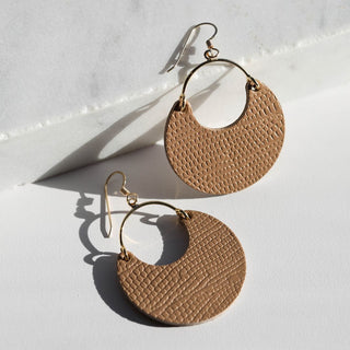 Iced Latte Ninas - Nickel & Suede