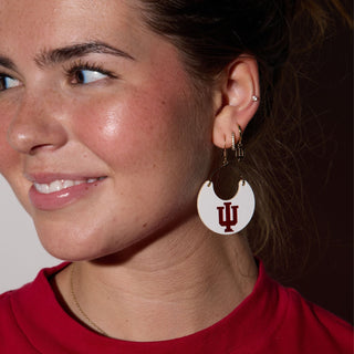 Indiana University Gift Set - Nickel & Suede