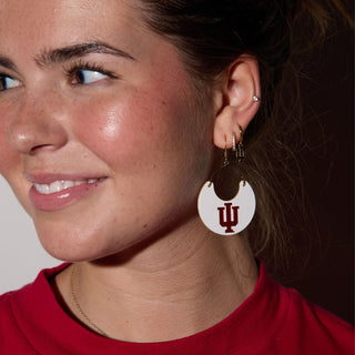 Indiana University Trident Huggies - Nickel & Suede