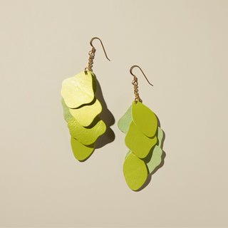 Kiwi Shimmer Florence - Nickel & Suede