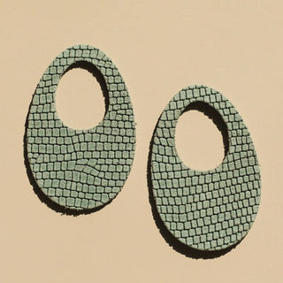 Laurel Green Olivia Extra Leather Pair - Nickel & Suede