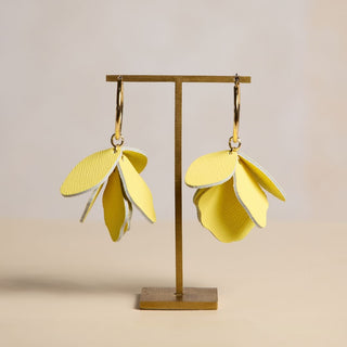 Lemon Burst Margot - Nickel & Suede